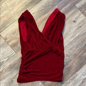 NWOT Reformation Velvet top
